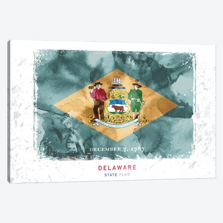 Delaware Canvas Print #WDA98} by WallDecorAddict Canvas Wall Art