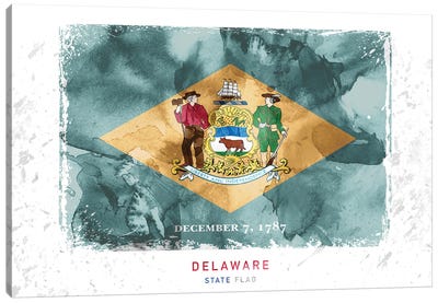 Delaware Canvas Art Print - Delaware