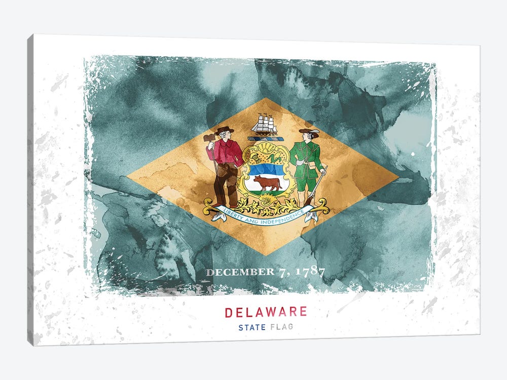 Delaware by WallDecorAddict 1-piece Canvas Artwork