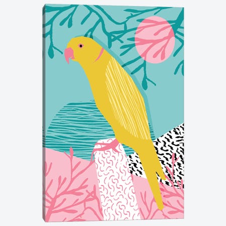 Birdbrain Canvas Print #WDE13} by Wacka Designs Canvas Art