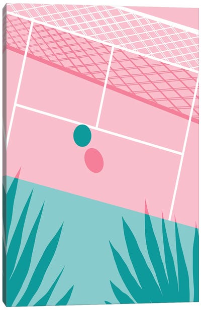 Jock Canvas Art Print - Tennis Art
