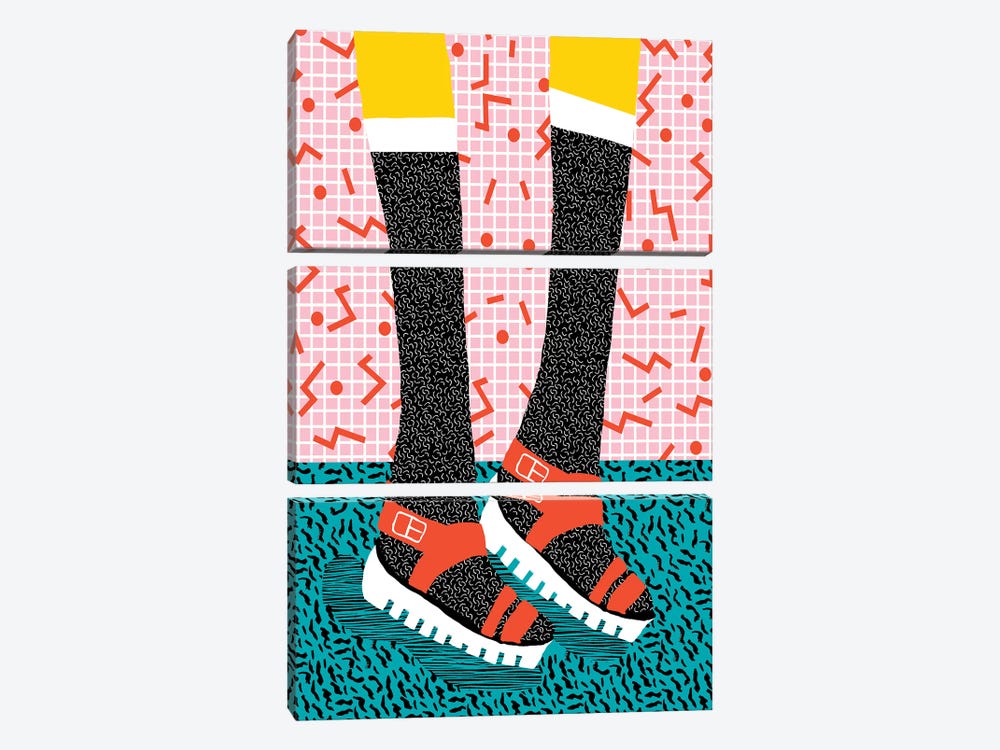 Kicks by Wacka Designs 3-piece Art Print