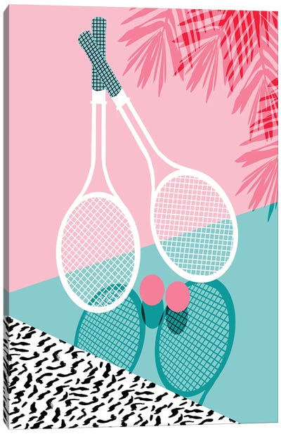 Sportin Canvas Art Print - Tennis Art