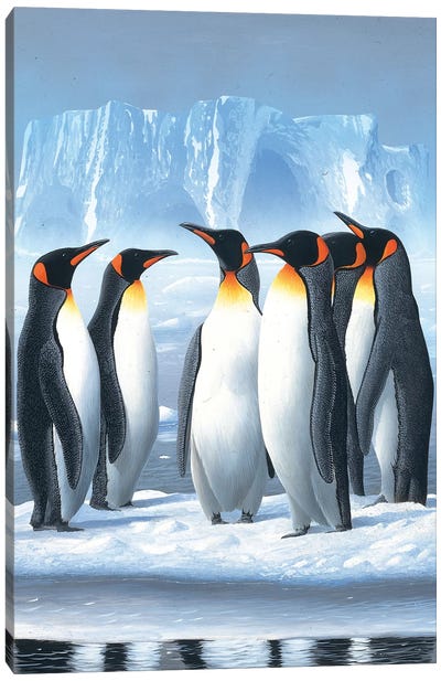 Penguins Canvas Art Print