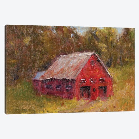Back Road Barn II Canvas Print #WEN16} by Marilyn Wendling Canvas Print