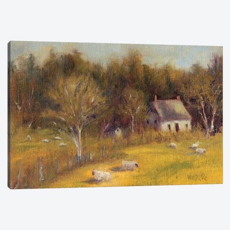 Cottage Meadow I Canvas Print #WEN19} by Marilyn Wendling Canvas Art