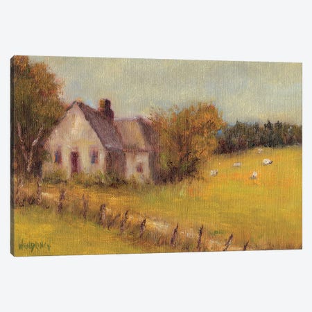 Cottage Meadow II Canvas Print #WEN20} by Marilyn Wendling Canvas Art Print