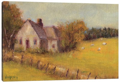 Cottage Meadow II Canvas Art Print