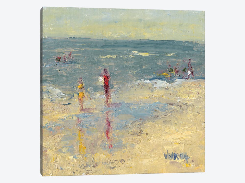 Impasto Beach Day I by Marilyn Wendling 1-piece Canvas Wall Art