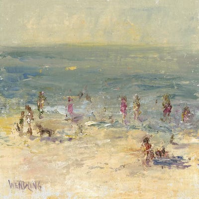 Impasto Beach Day II by Marilyn Wendling gallery poster