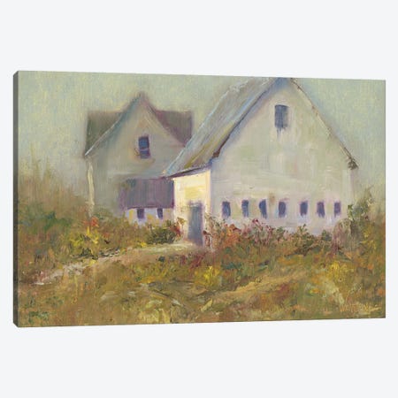 White Barn I Canvas Print #WEN25} by Marilyn Wendling Canvas Art