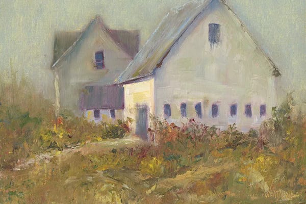 Farms: White Barn I by Marilyn Wendling