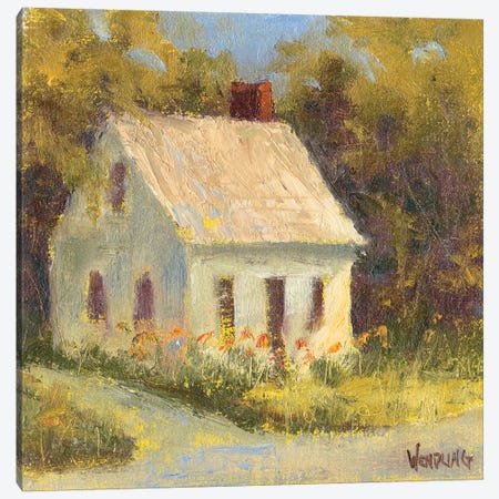 Sweet Cottage I Canvas Print #WEN27} by Marilyn Wendling Canvas Artwork