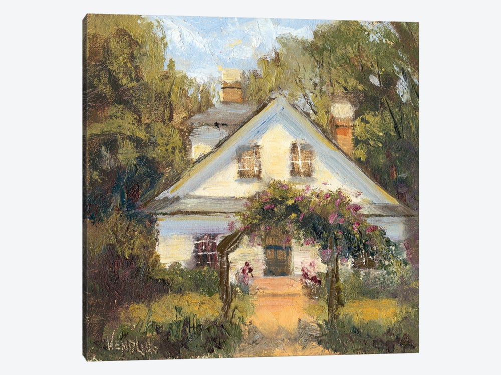 Sweet Cottage II by Marilyn Wendling 1-piece Canvas Art Print
