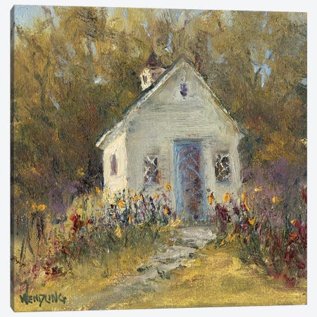 Sweet Cottage III Canvas Print #WEN29} by Marilyn Wendling Canvas Art Print