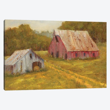 Country Barns Canvas Print #WEN2} by Marilyn Wendling Canvas Artwork