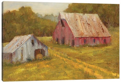 Country Barns Canvas Art Print