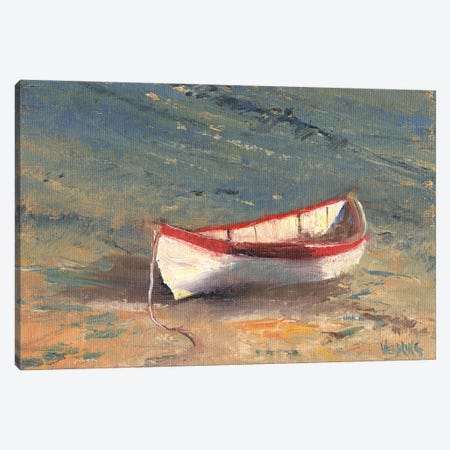 Beached Boat II Canvas Print #WEN31} by Marilyn Wendling Canvas Wall Art