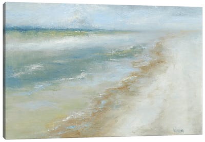 Ocean Walk II Canvas Art Print - Scenic & Nature Bedroom Art