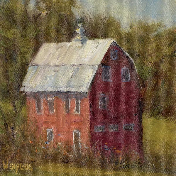 Barns: Country Road I by Marilyn Wendling