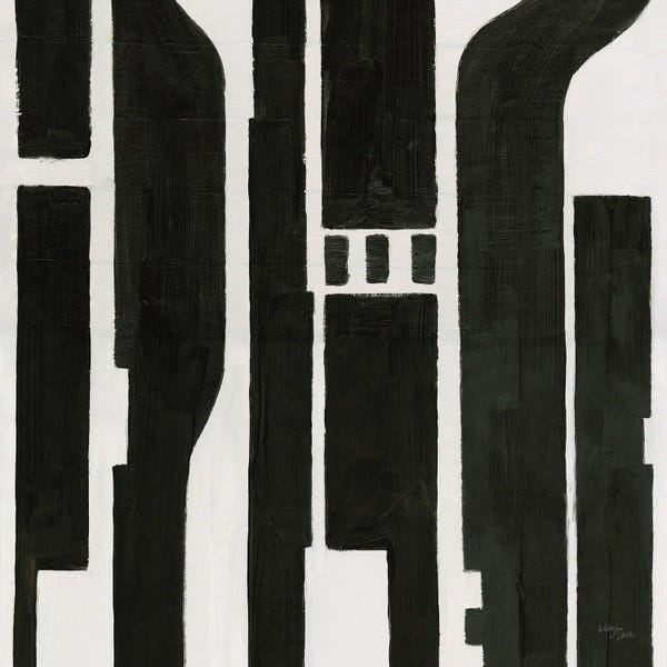 Black & White Abstract Art: Circuit by Wellington Studio