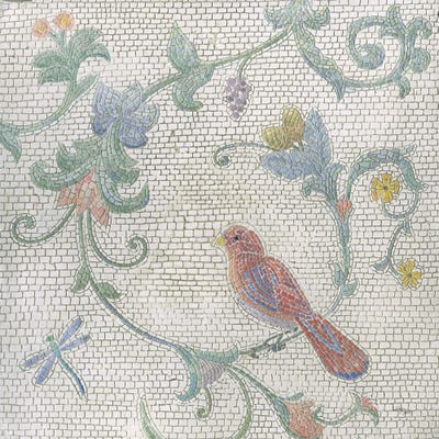 Mosaic Birds II by Wellington Studio art print