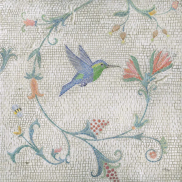 Wellington Studio: Mosaic Birds IV by Wellington Studio