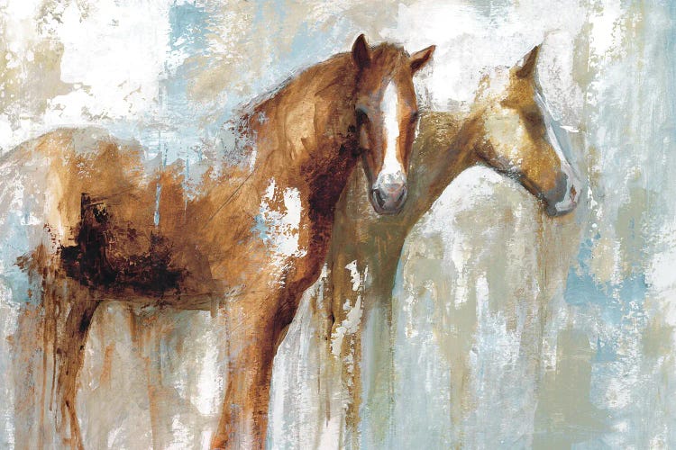 Horse Pals by White Ladder wall art