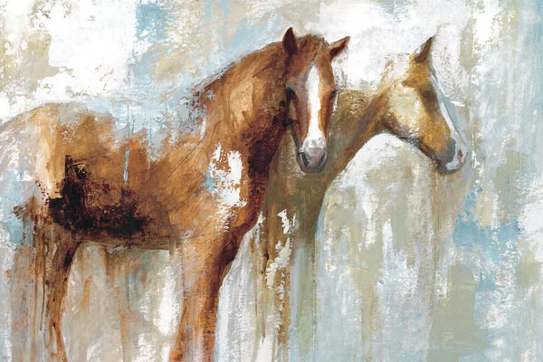 Western Décor: Horse Pals by White Ladder