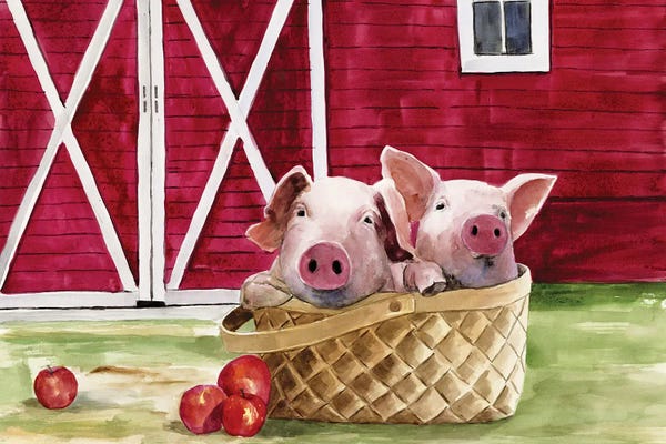 Pigs: Pigs In A Basket by White Ladder