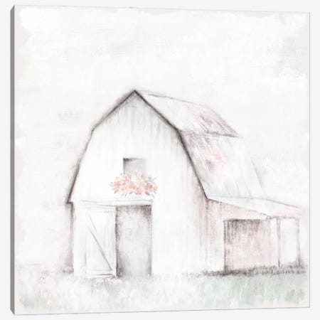 Pastel Barn Canvas Print #WHL4} by White Ladder Canvas Art