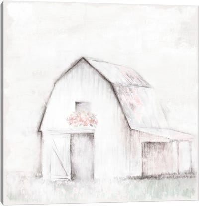 Pastel Barn Canvas Art Print