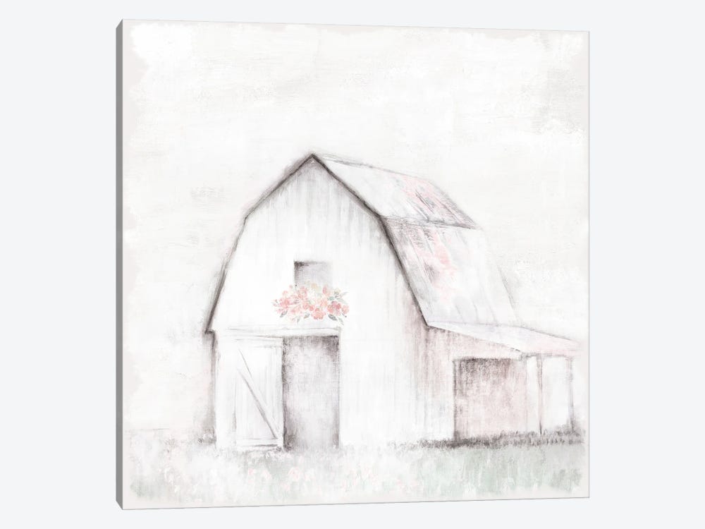 Pastel Barn by White Ladder 1-piece Canvas Art