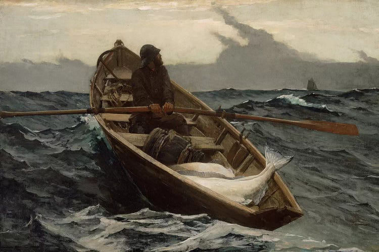 The Fog Warning by Winslow Homer wall art