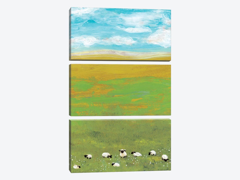 Herd II by Alicia Ludwig 3-piece Canvas Art Print