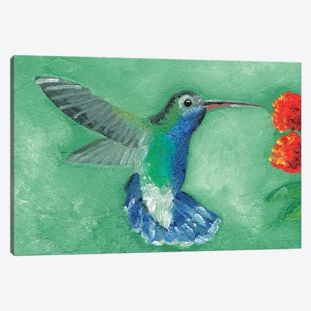 Fresco Hummingbird I Canvas Print #WIG157} by Alicia Ludwig Canvas Art Print