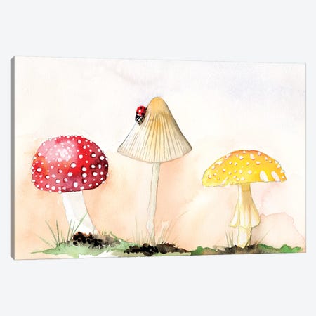 Faerie Mushrooms I Canvas Print #WIG175} by Alicia Ludwig Canvas Print