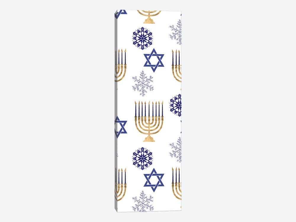Punny Hanukkah Collection B by Alicia Ludwig 1-piece Canvas Wall Art