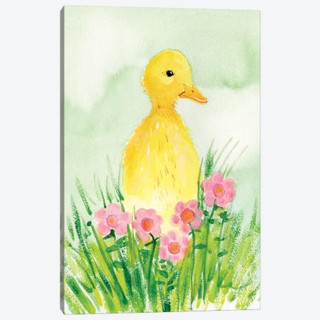 Baby Spring Animals III Canvas Print #WIG200} by Alicia Ludwig Canvas Wall Art