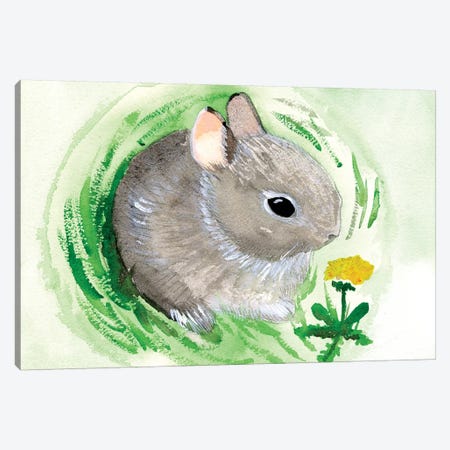 Baby Spring Animals VI Canvas Print #WIG203} by Alicia Ludwig Canvas Artwork
