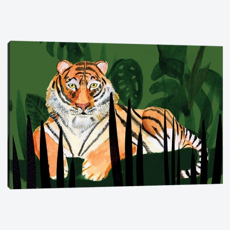 Tiger Tiger II Canvas Print #WIG234} by Alicia Ludwig Canvas Artwork