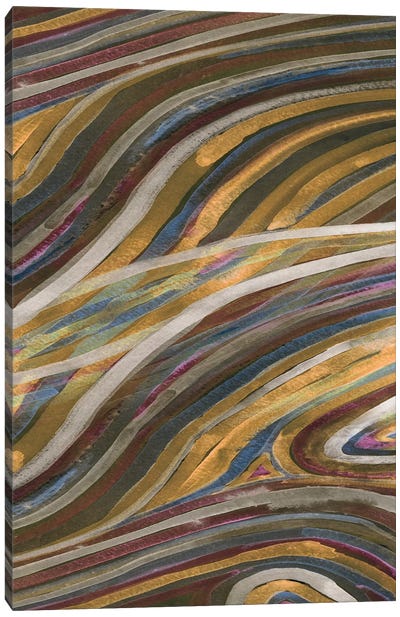 Mineral Overlay II Canvas Art Print - Abstract Office Art