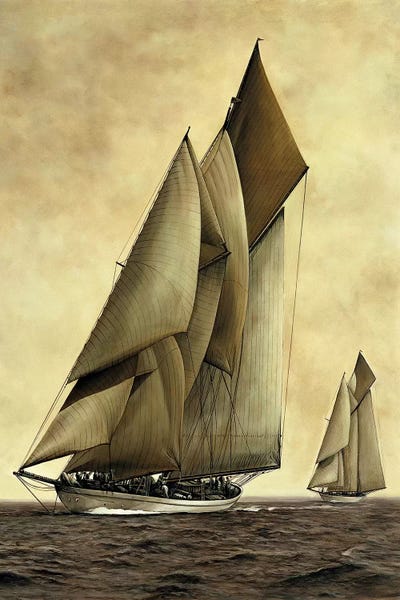 Sailboats: Adela, 1908 by William Matthews