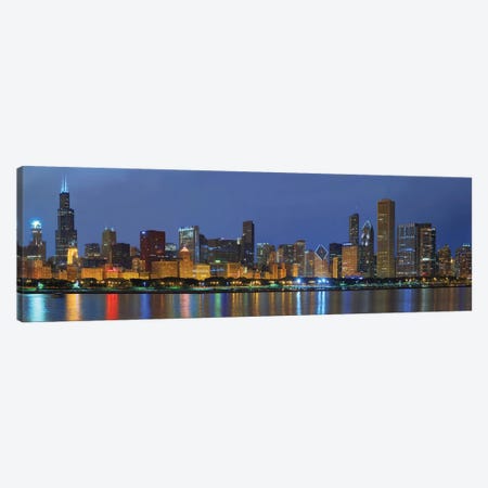 Chicago Skyline Canvas Print #WIN2} by Winthrope Hiers Canvas Artwork