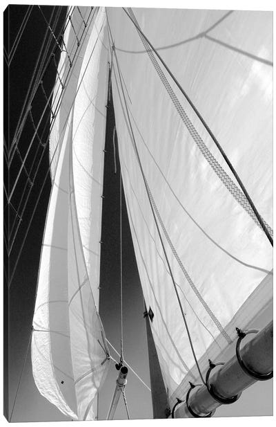 Sailboat Sails Canvas Art Print - Boating & Sailing Art