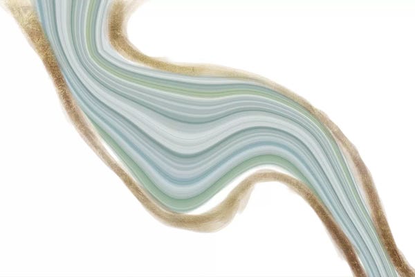 Agates, Geodes & Minerals: Evolving Cerulean Iridescence by 5by5collective