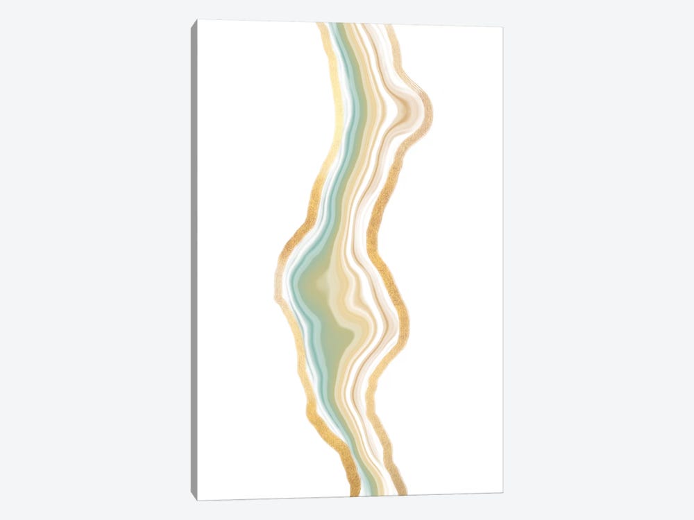 Viridian Mobility Iridescence by 5by5collective 1-piece Canvas Wall Art