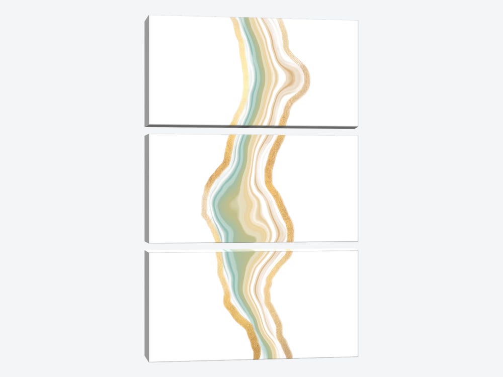 Viridian Mobility Iridescence by 5by5collective 3-piece Canvas Wall Art