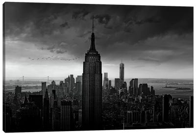 New York Rockefeller View Canvas Art Print
