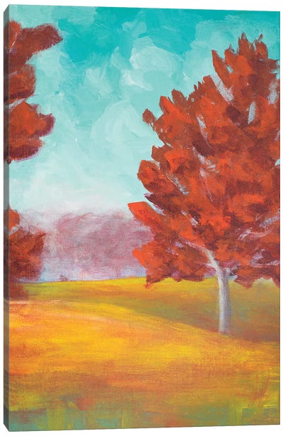 Yellow Pasture Canvas Art Print
